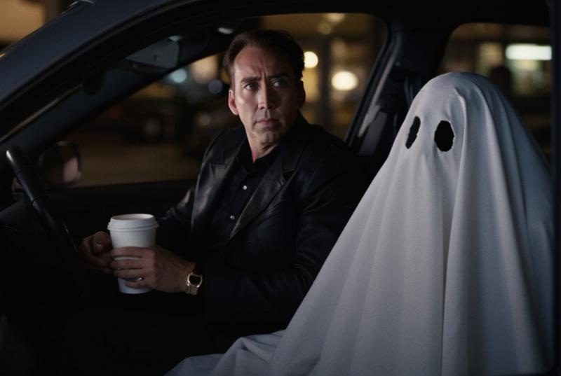 00334-[number]-4134650263-cinematic still _lora_Nick Cage - SDXL - Trigger w Nickcage Person_1_ nickcage person is drinking coffee with a sheetghost perso.png